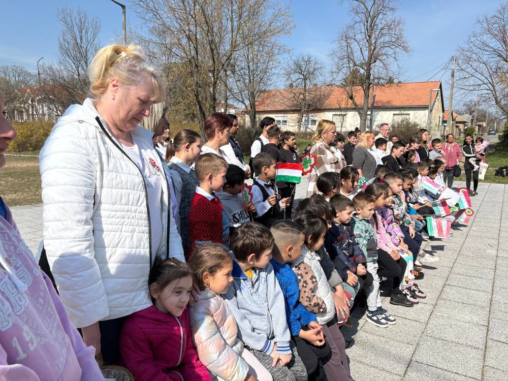 Március 15-i megemlékezés a Hősök terén